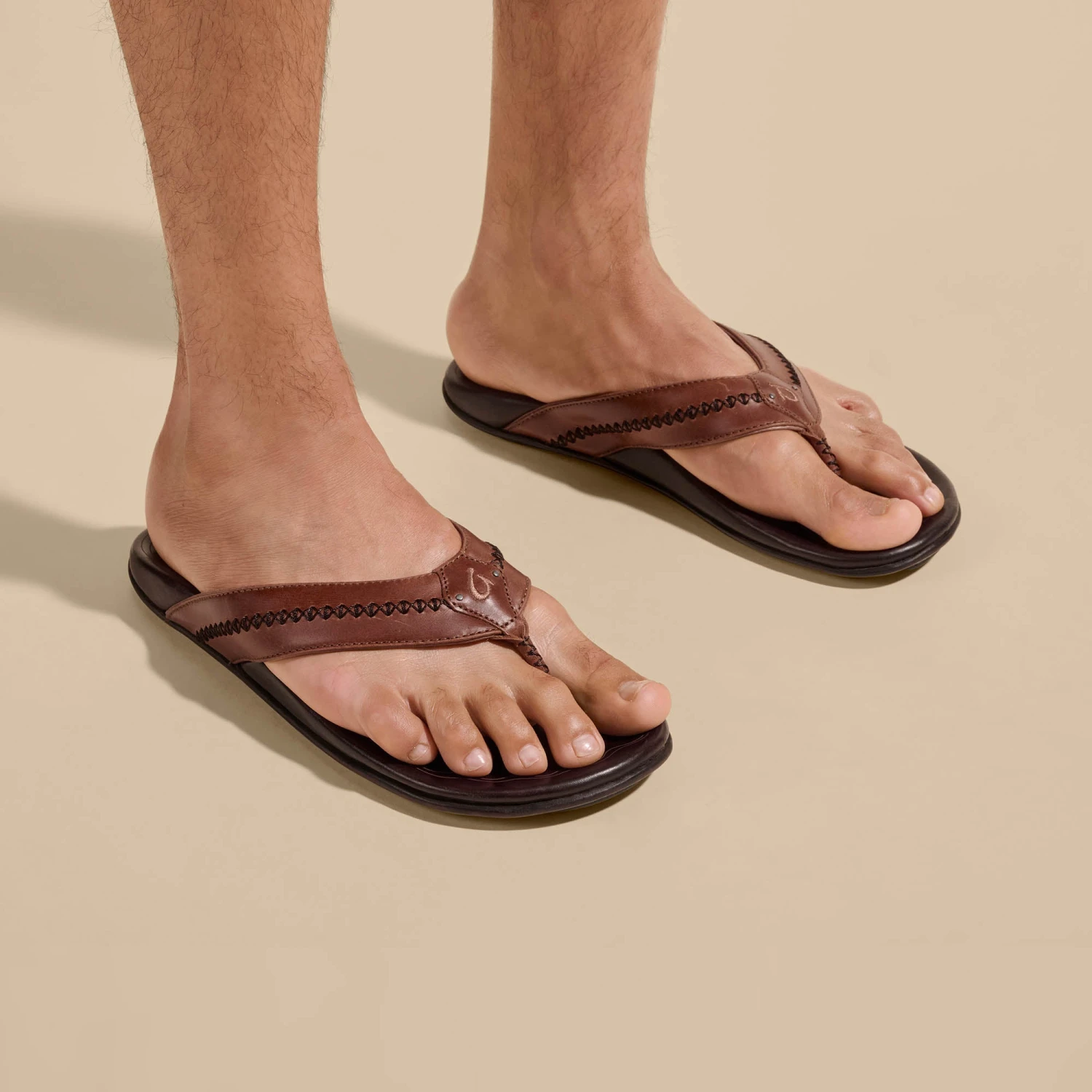 OluKai Mea Ola – Tan / Dark Java - Image 2
