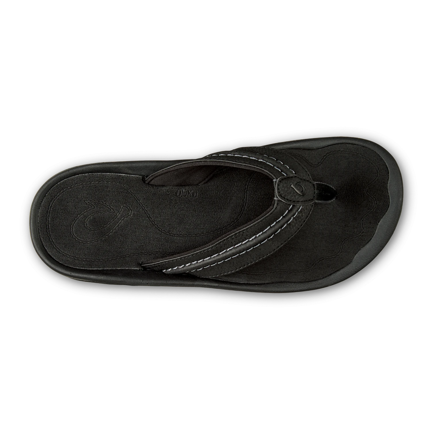 OluKai Hokua – Black / Dark Shadow - Image 2
