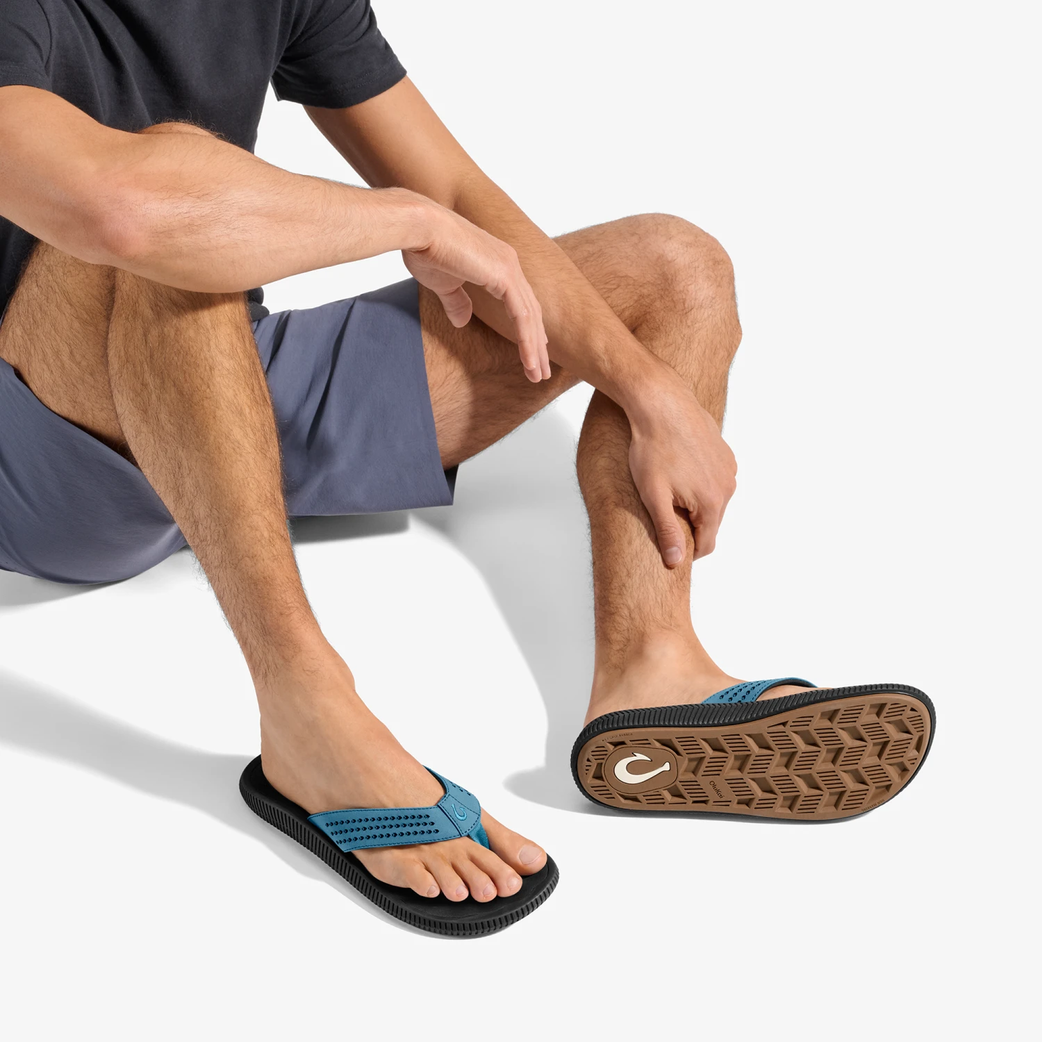 OluKai Ulele – Blue Fog / Lava Rock - Image 4