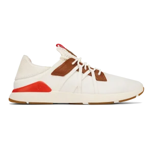OluKai Mio Lī- Bright White / Red Lava