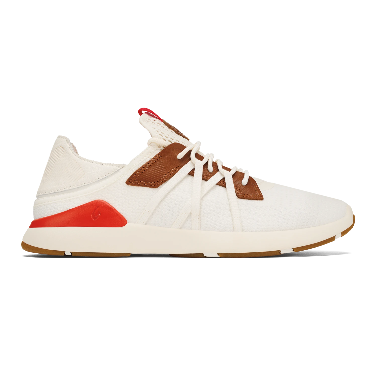 OluKai Mio Lī- Bright White / Red Lava