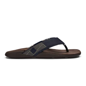 OluKai Tuahine – Trench Blue / Dark Wood
