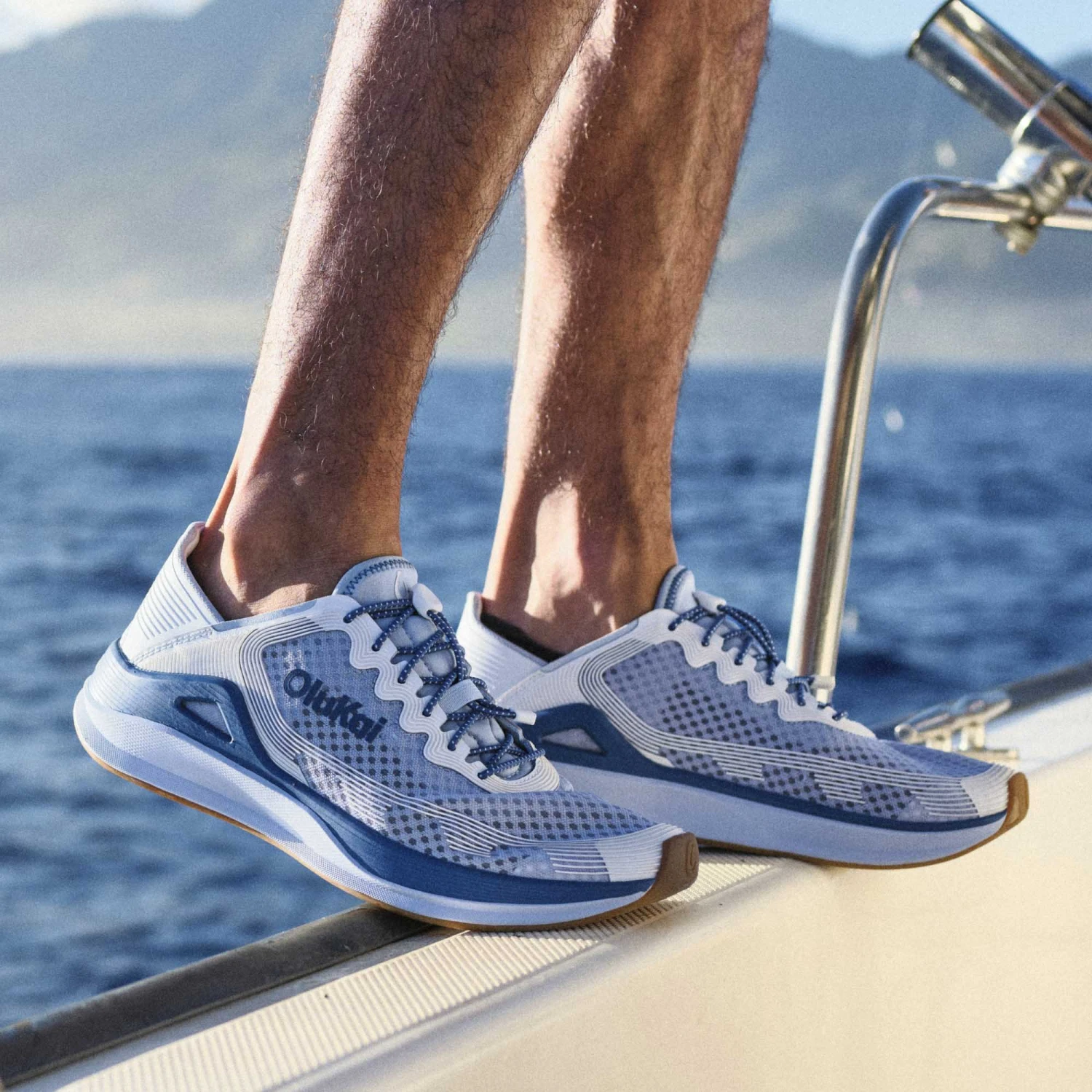 OluKai 'Ahi – Blue Pearl / White Sand - Image 2