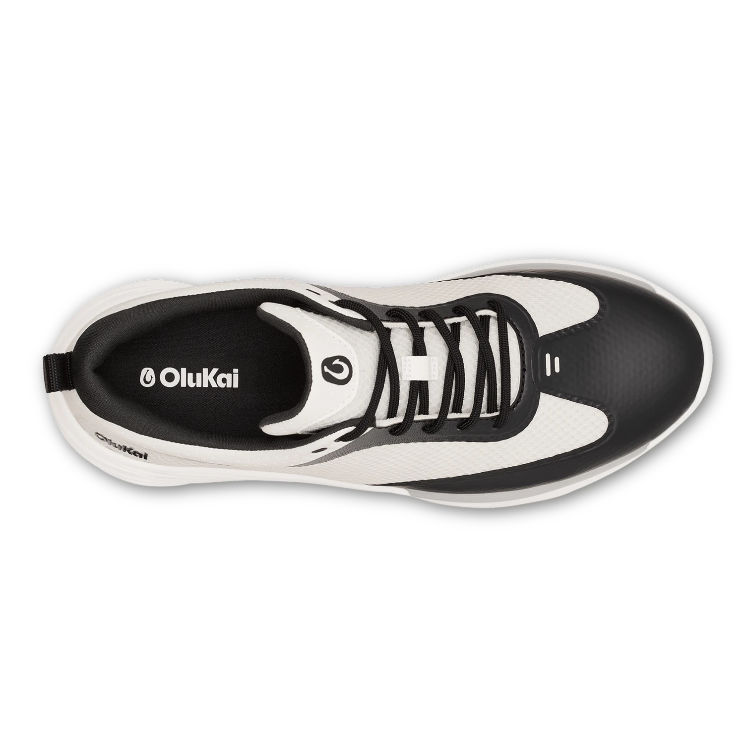 OluKai Mākena – Bright White / Lava Rock - Image 3