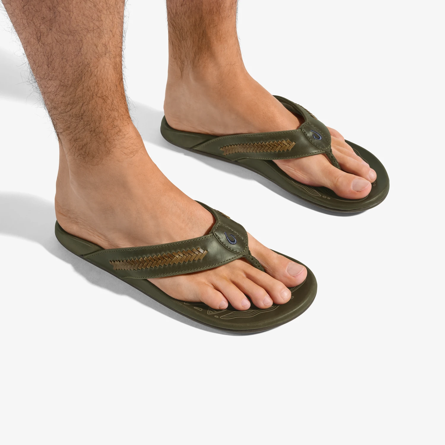 OluKai Mea Ola Mano-Mustang / Tan - Image 2