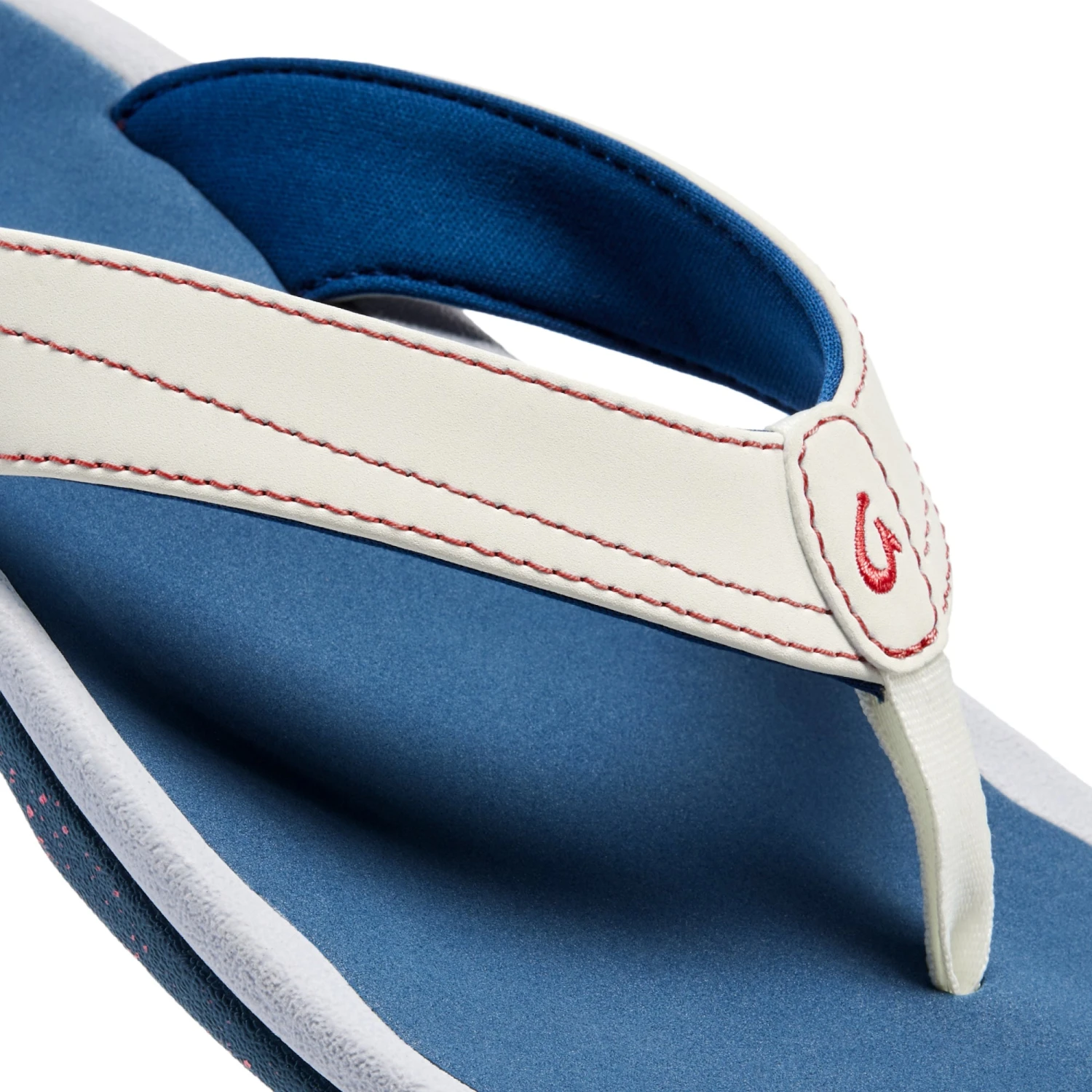 OluKai 'Ohana – Bright White / Ocean Blue - Image 2