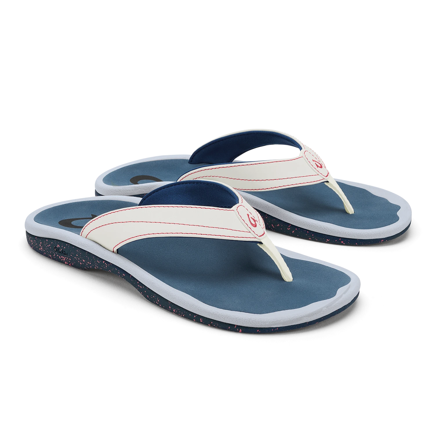 OluKai 'Ohana – Bright White / Ocean Blue - Image 3