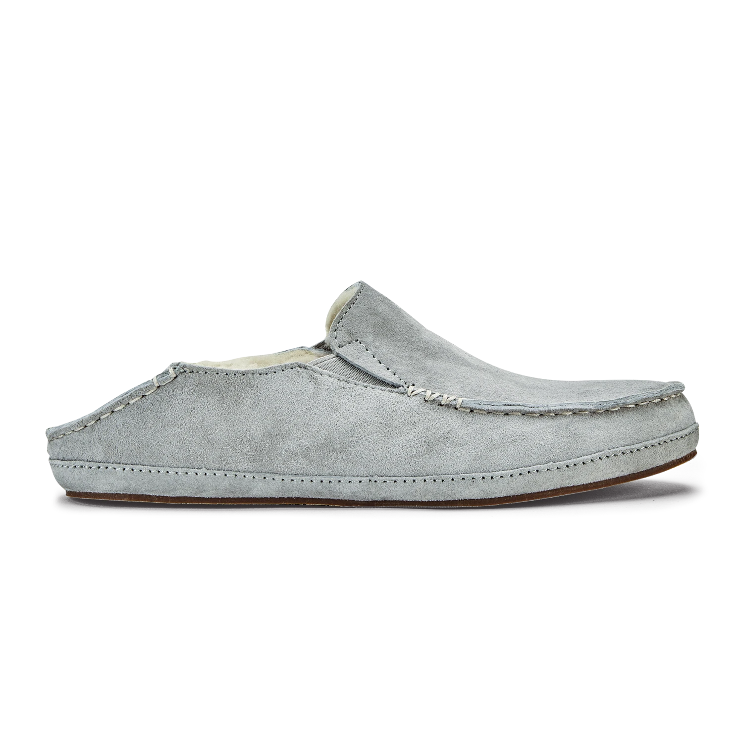 OluKai Nohea Slipper – Pale Grey - Image 4