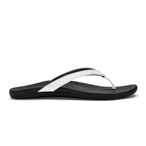 OluKai Ho'ōpio – White / Onyx