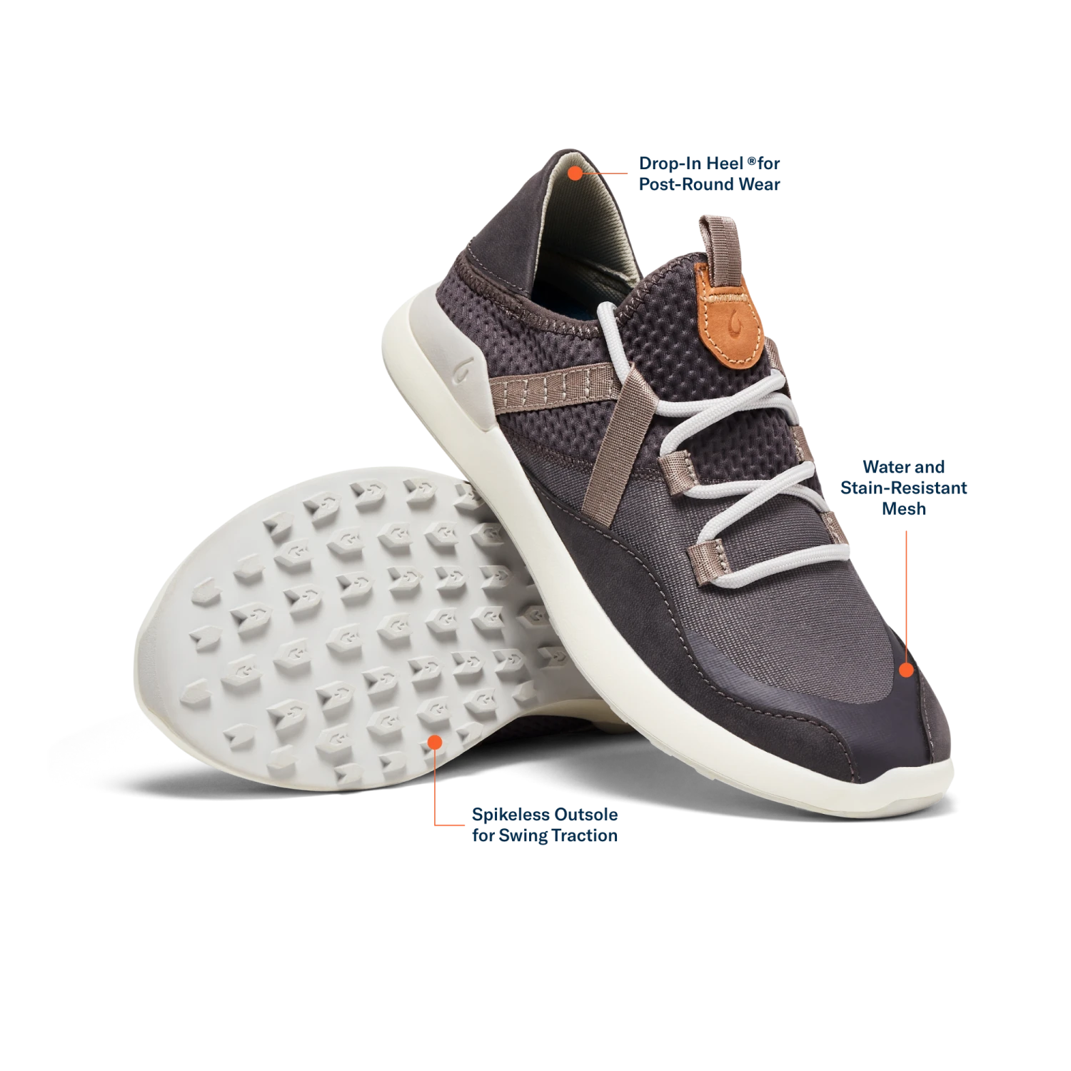 OluKai Kawela – Pavement / Mist Grey - Image 3
