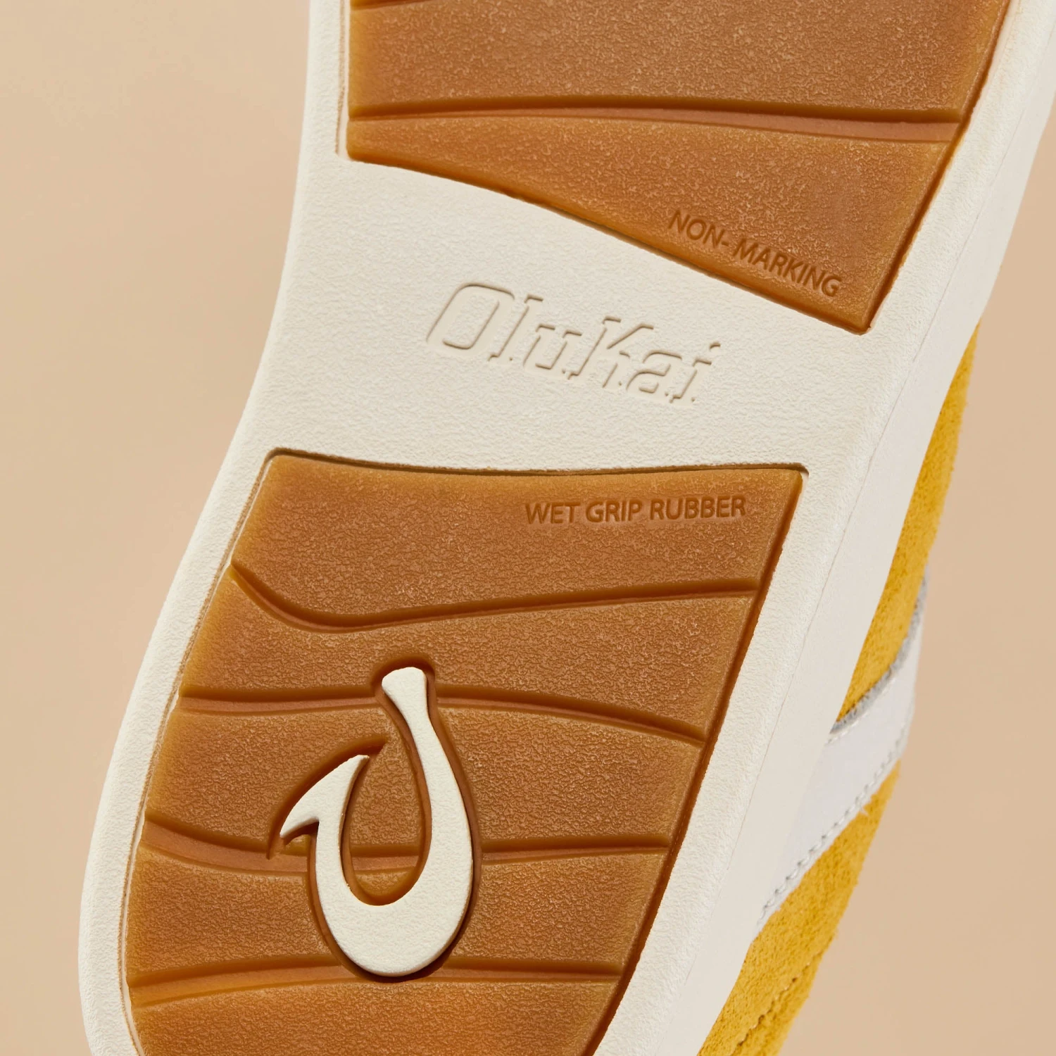 OluKai Hā'upu – Mustard / Off White - Image 8