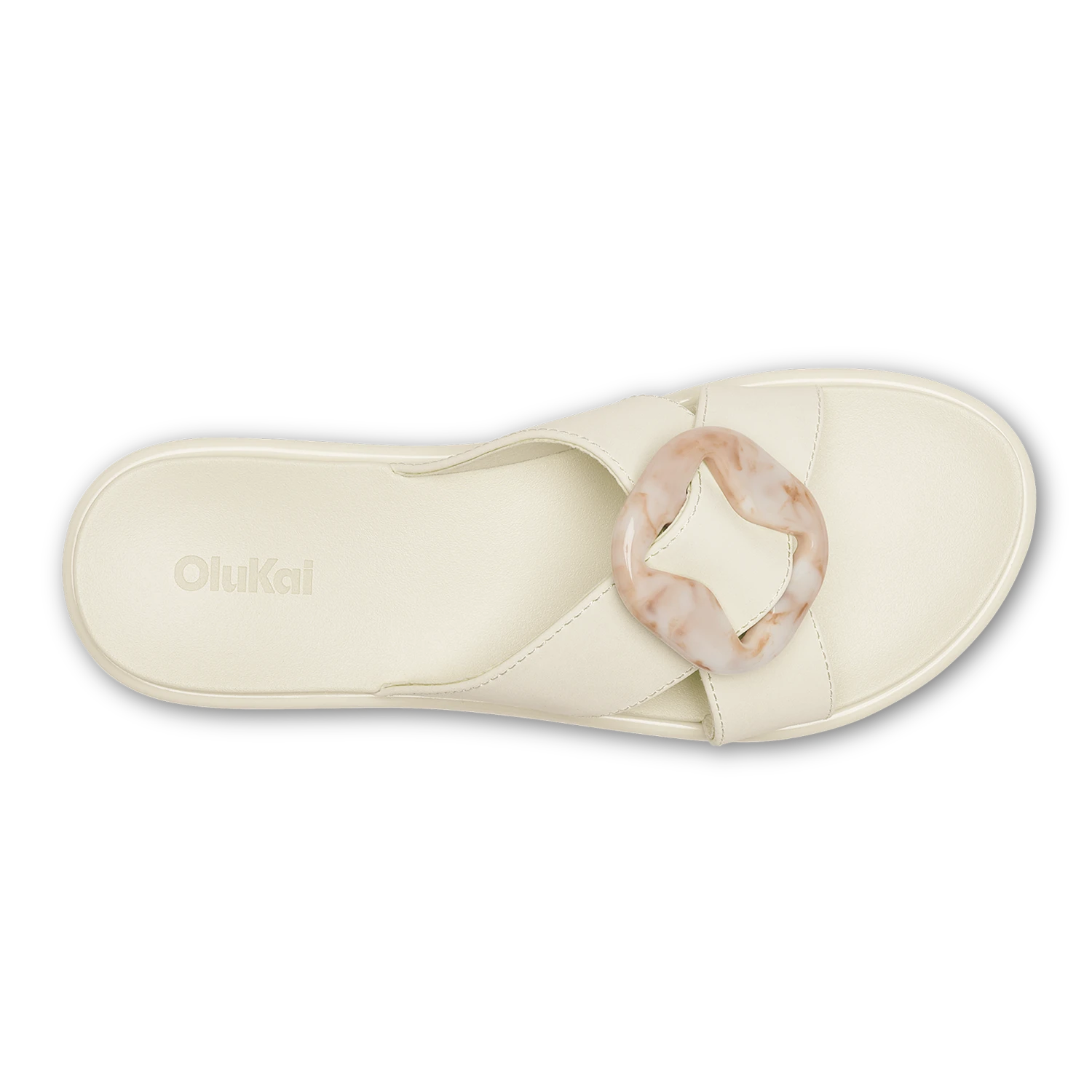 OluKai La'i Slide – White Sand - Image 5
