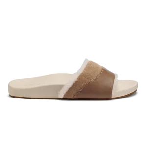 OluKai Hō'ala Slide – Tan / Puka
