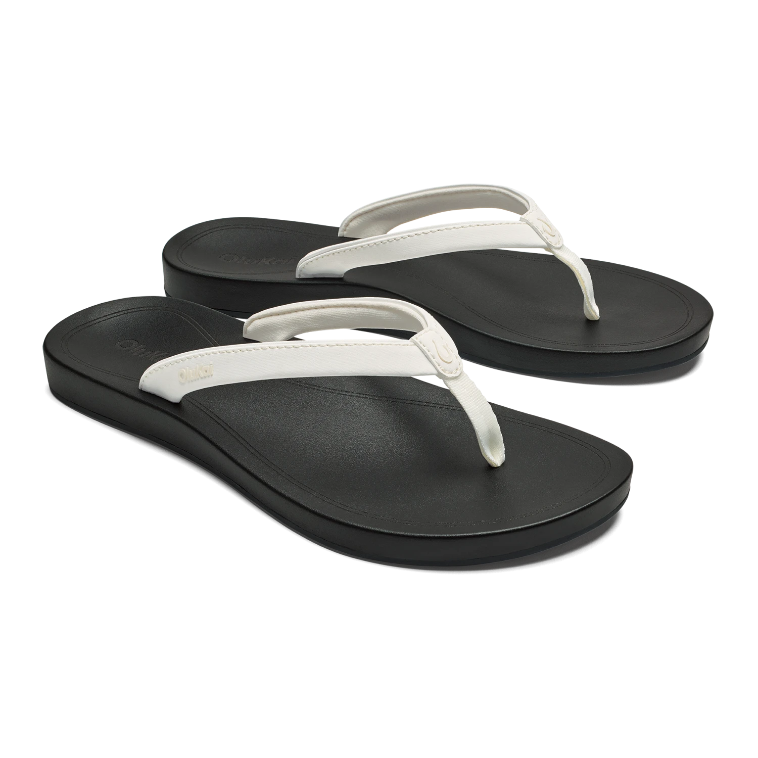 OluKai 'Uiki – Bright White / Lava Rock - Image 5