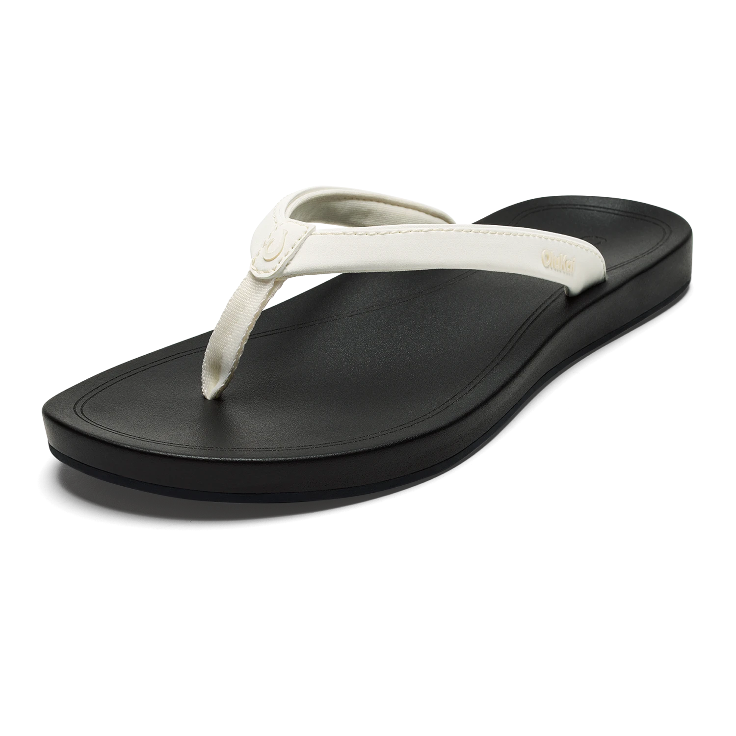 OluKai 'Uiki – Bright White / Lava Rock - Image 8