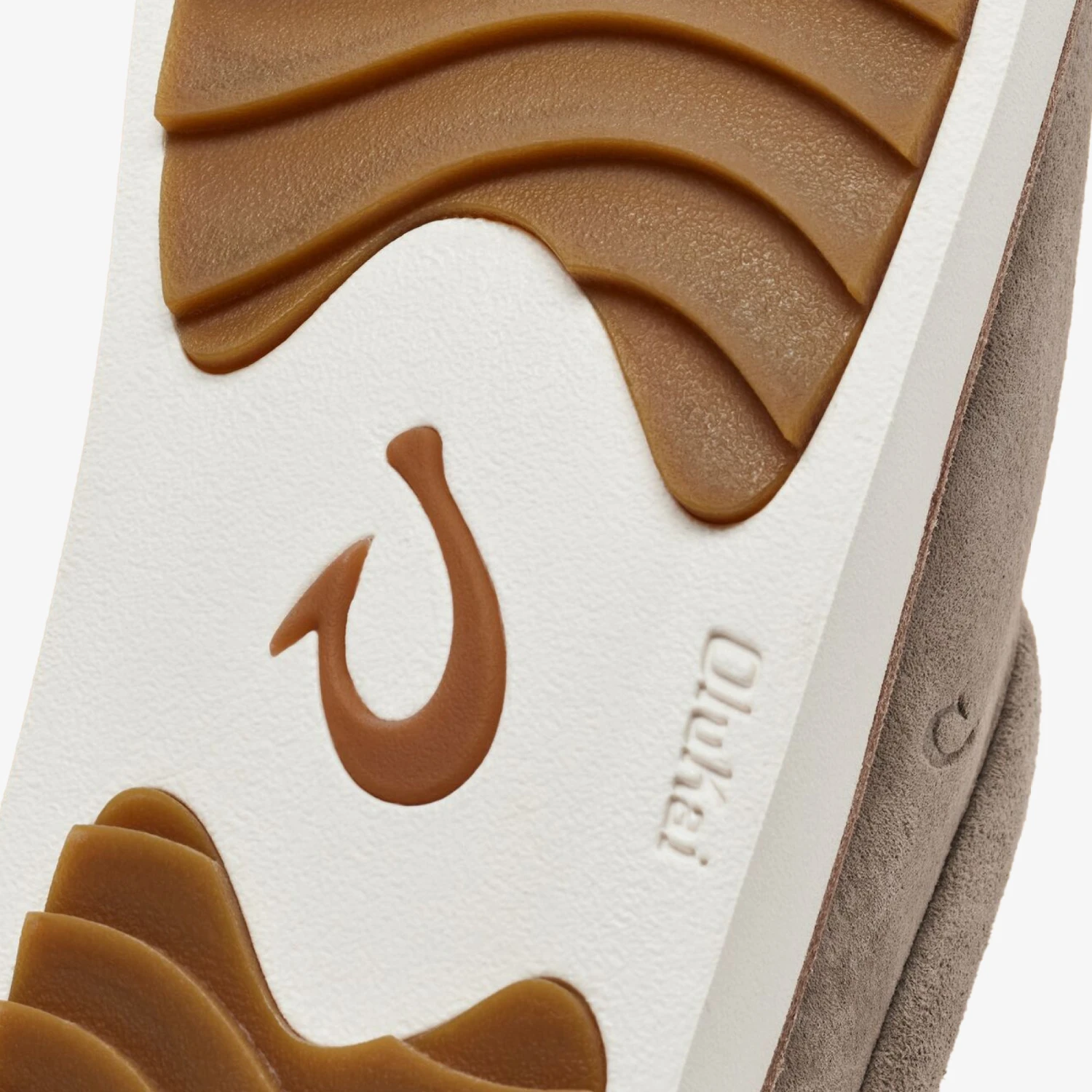 OluKai Mani – Taupe Grey / Golden Sand - Image 8