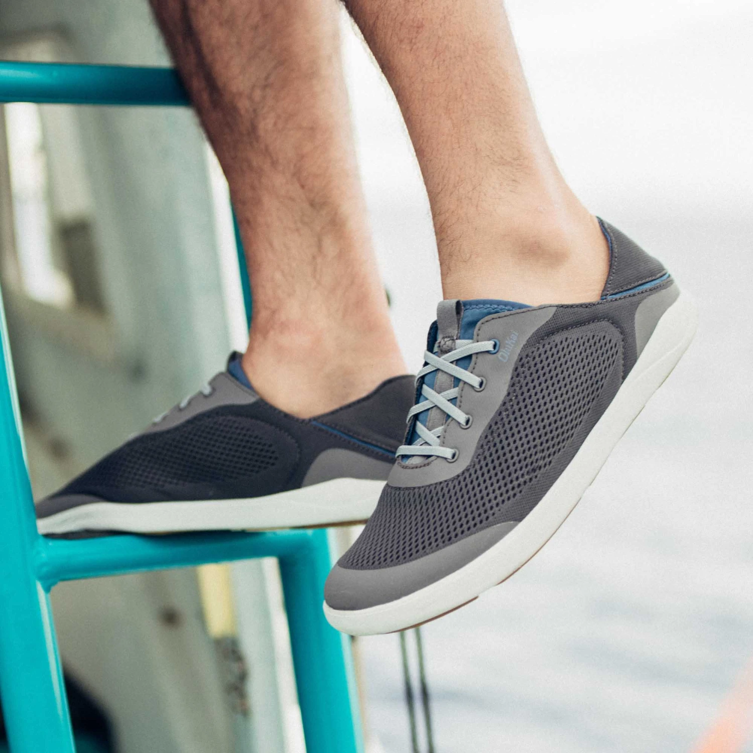 OluKai Moku Pae – Pavement / Vintage Blue - Image 2