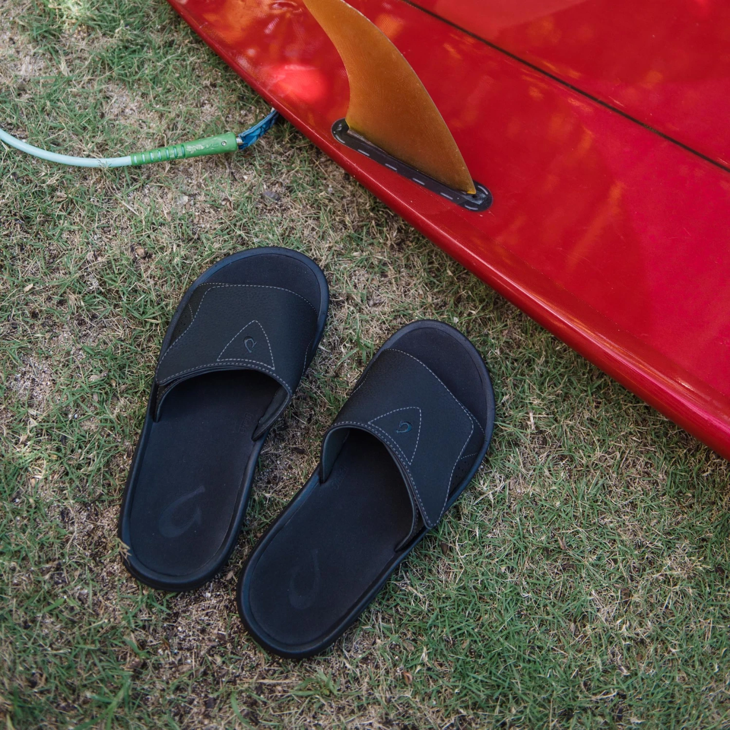 OluKai Nalu Slide – Black - Image 5