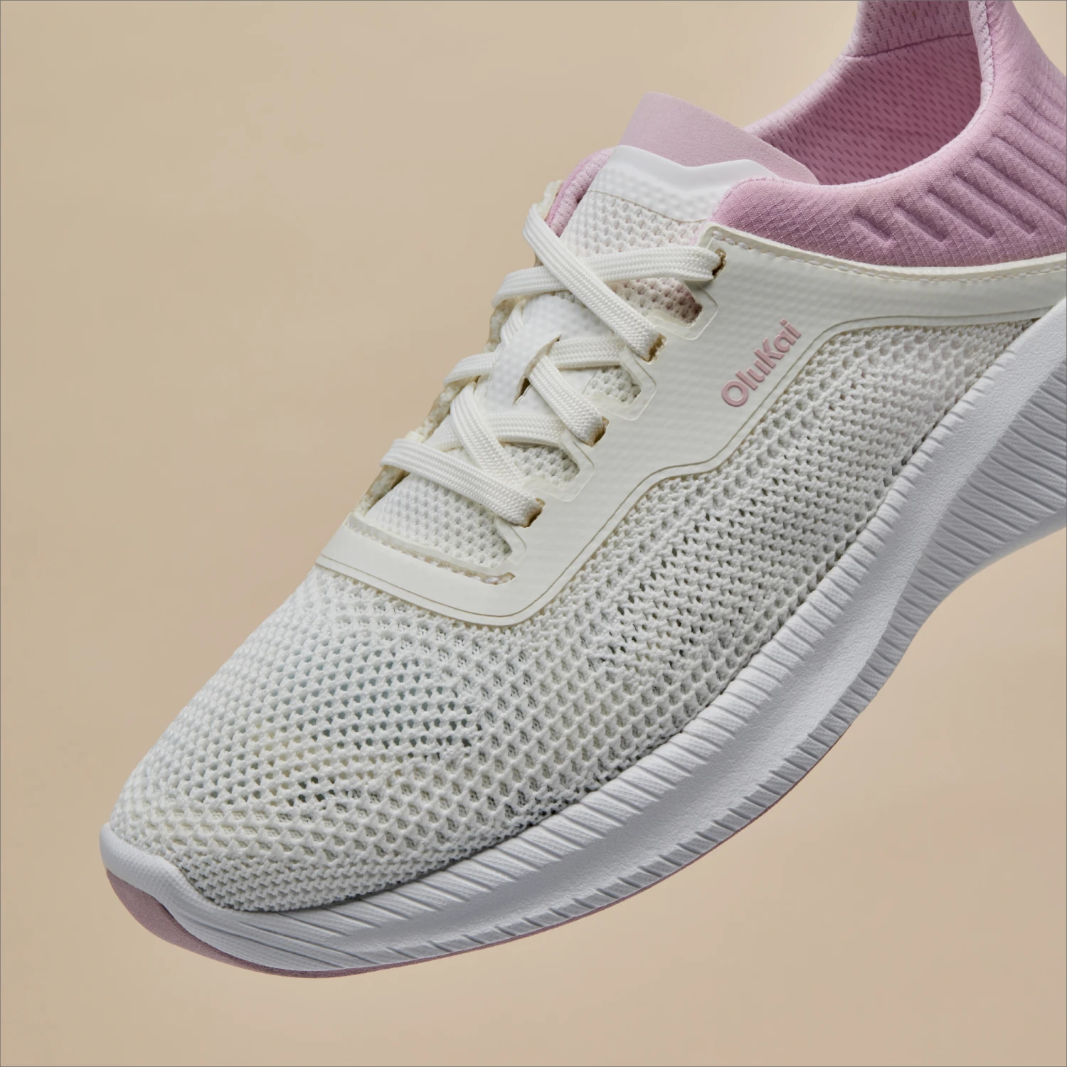 OluKai Island Hopper – Bright White / Cotton Candy - Image 3
