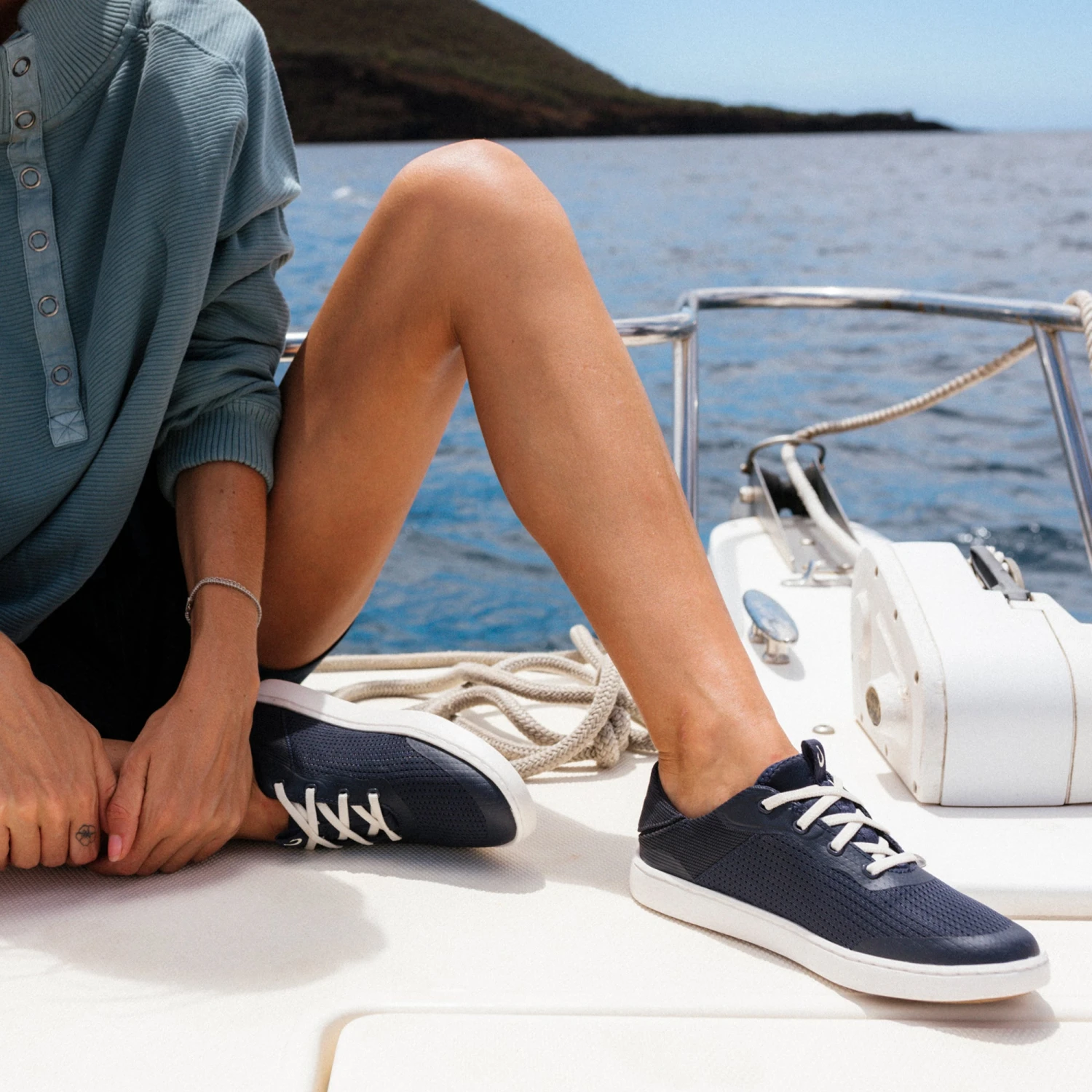 OluKai Kahakai-Trench Blue / Trench Blue - Image 2