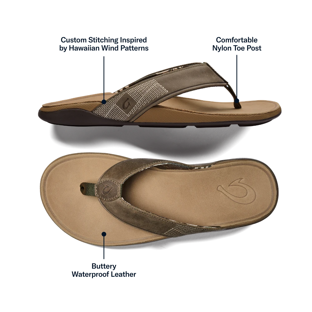 OluKai Tuahine – Hunter / Golden Sand - Image 4